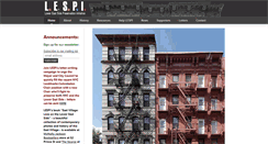 Desktop Screenshot of lespi-nyc.org